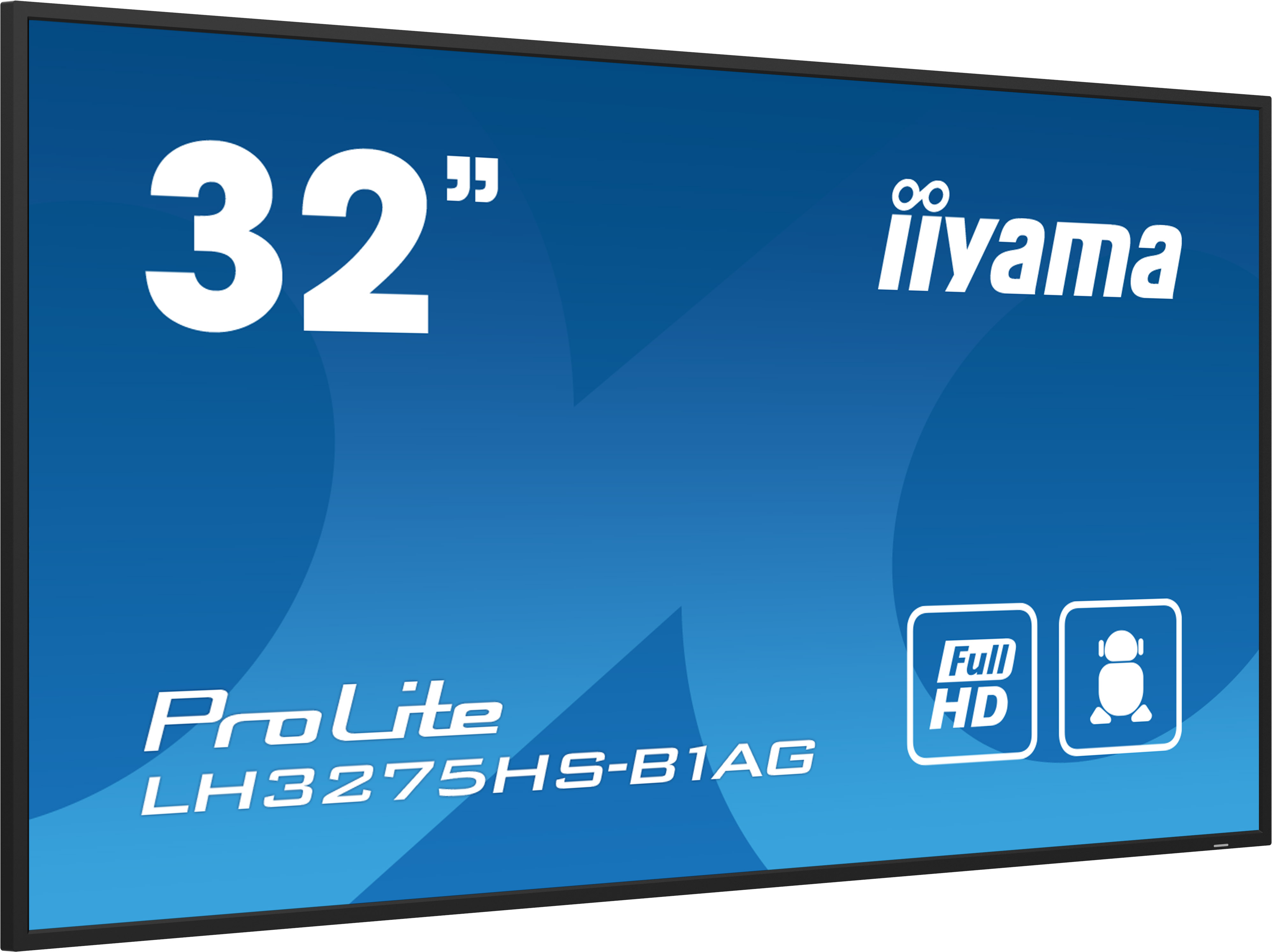 iiyama ProLite Pannello piatto per segnaletica digitale 81,3 cm (32) LCD Wi-Fi 500 cd/m� Full HD Nero Processore integrato Android 11 24/7