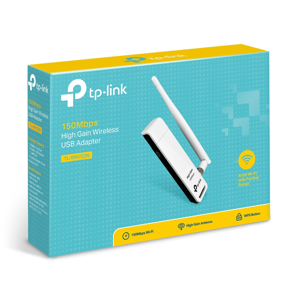 TP-LINK TL-WN722N - Netzwerkadapter - USB 2.0