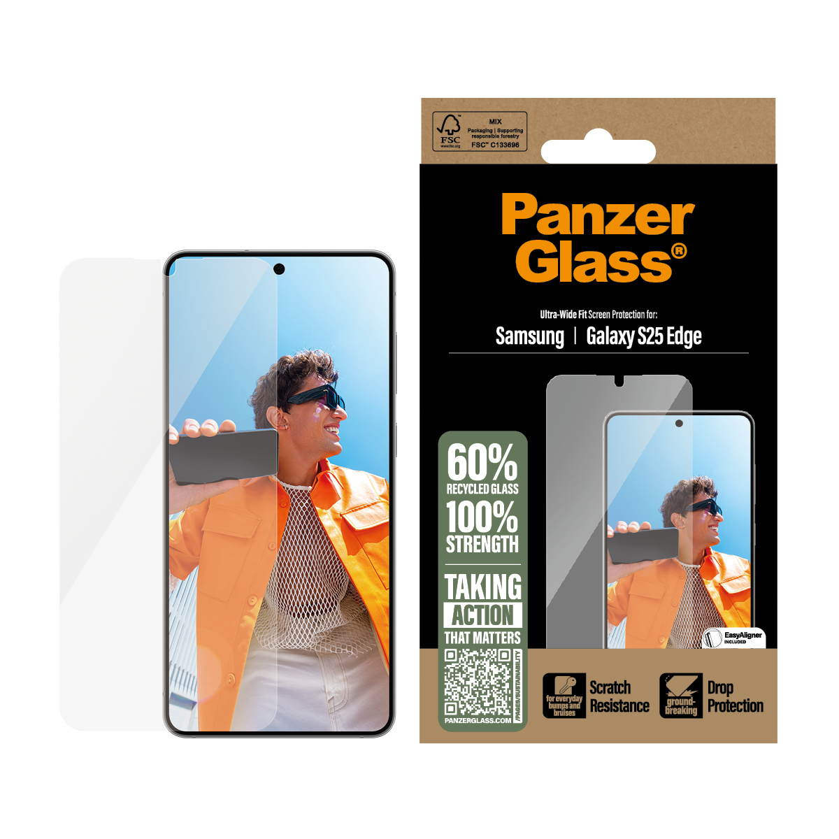 PanzerGlass Displayschutz Samsung Galaxy Edge Ultra-Wide Fit