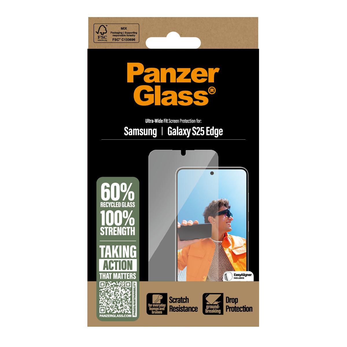 PanzerGlass Displayschutz Samsung Galaxy Edge Ultra-Wide Fit