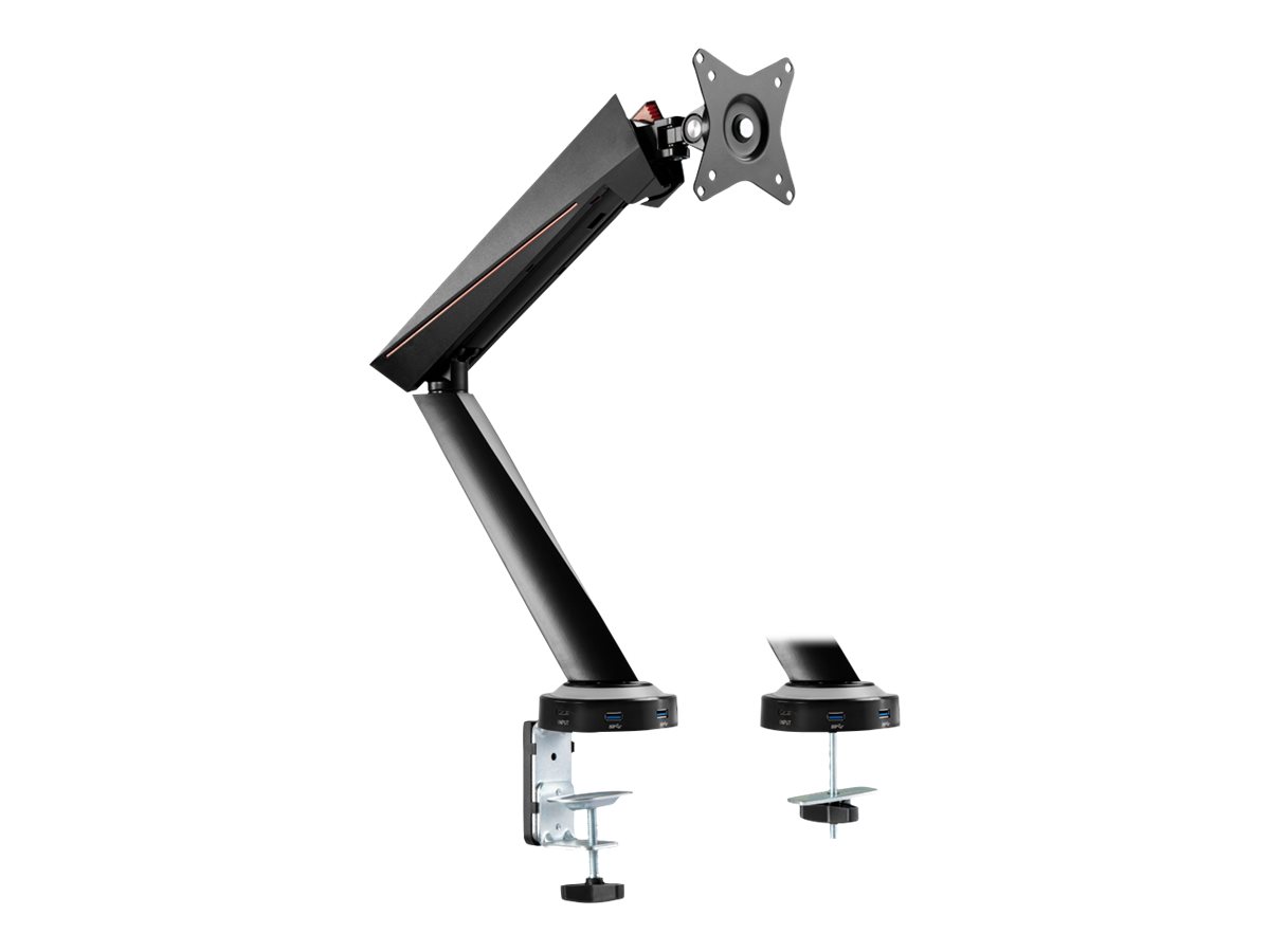 LogiLink Befestigungskit - einstellbarer Arm - f�r Monitor - Kunststoff, Aluminium, Stahl - Bildschirmgr��e: 43.2-81.3 cm (17-32)