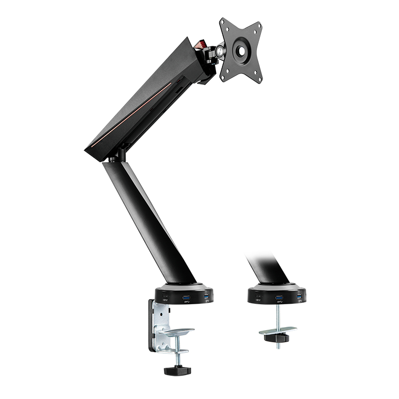 LogiLink Befestigungskit - einstellbarer Arm - f�r Monitor - Kunststoff, Aluminium, Stahl - Bildschirmgr��e: 43.2-81.3 cm (17-32)