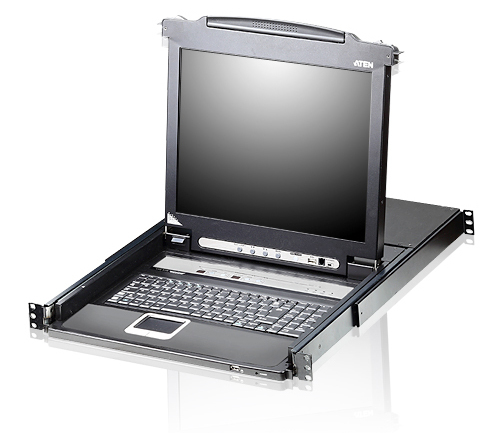 ATEN CL5708N interruptor KVM Montaje en rack Negro