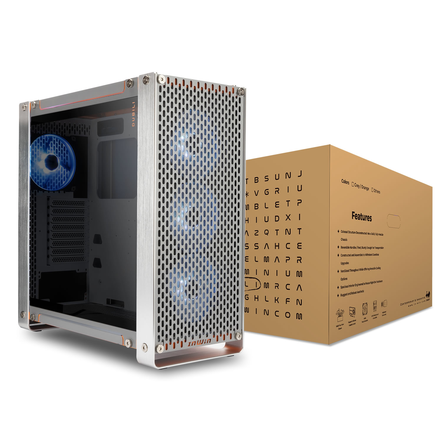 IN WIN Development DUBILI Full-Tower - grau