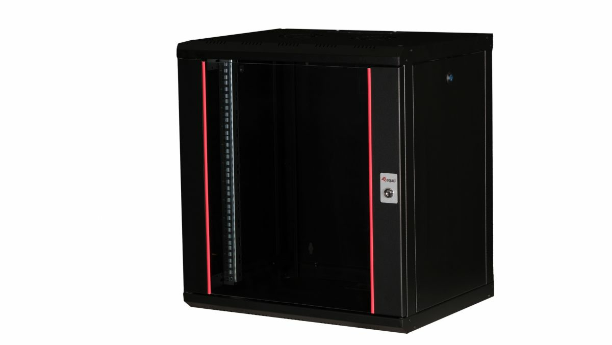 Equip Pro Mount 19 Cabinet, 12U, 600X450MM, RAL9005 Black