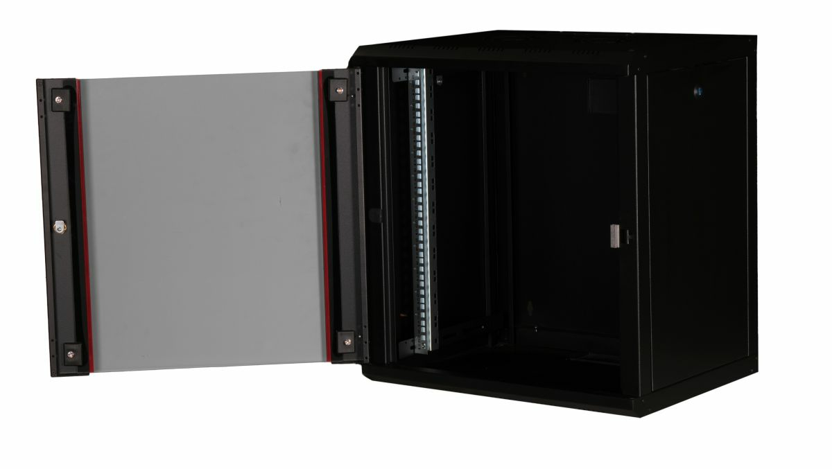 Equip Pro Mount 19 Cabinet, 12U, 600X450MM, RAL9005 Black