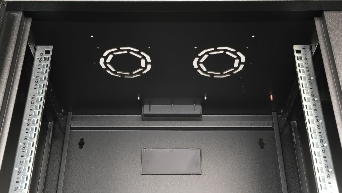 Equip Pro Mount 19 Cabinet, 12U, 600X450MM, RAL9005 Black
