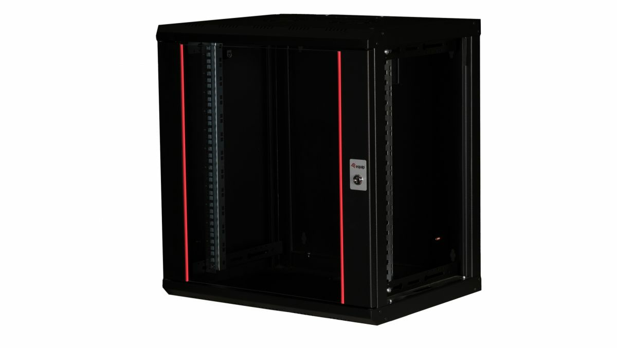 Equip Pro Mount 19 Cabinet, 12U, 600X450MM, RAL9005 Black