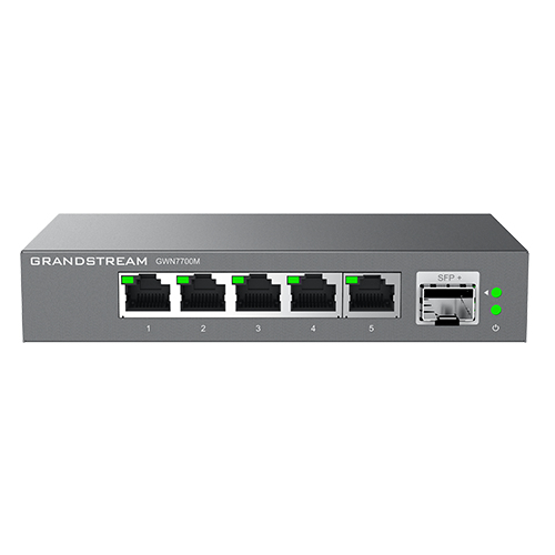 Grandstream Networks GWN7701PA switch No administrado Gigabit Ethernet (10/100/1000) Negro