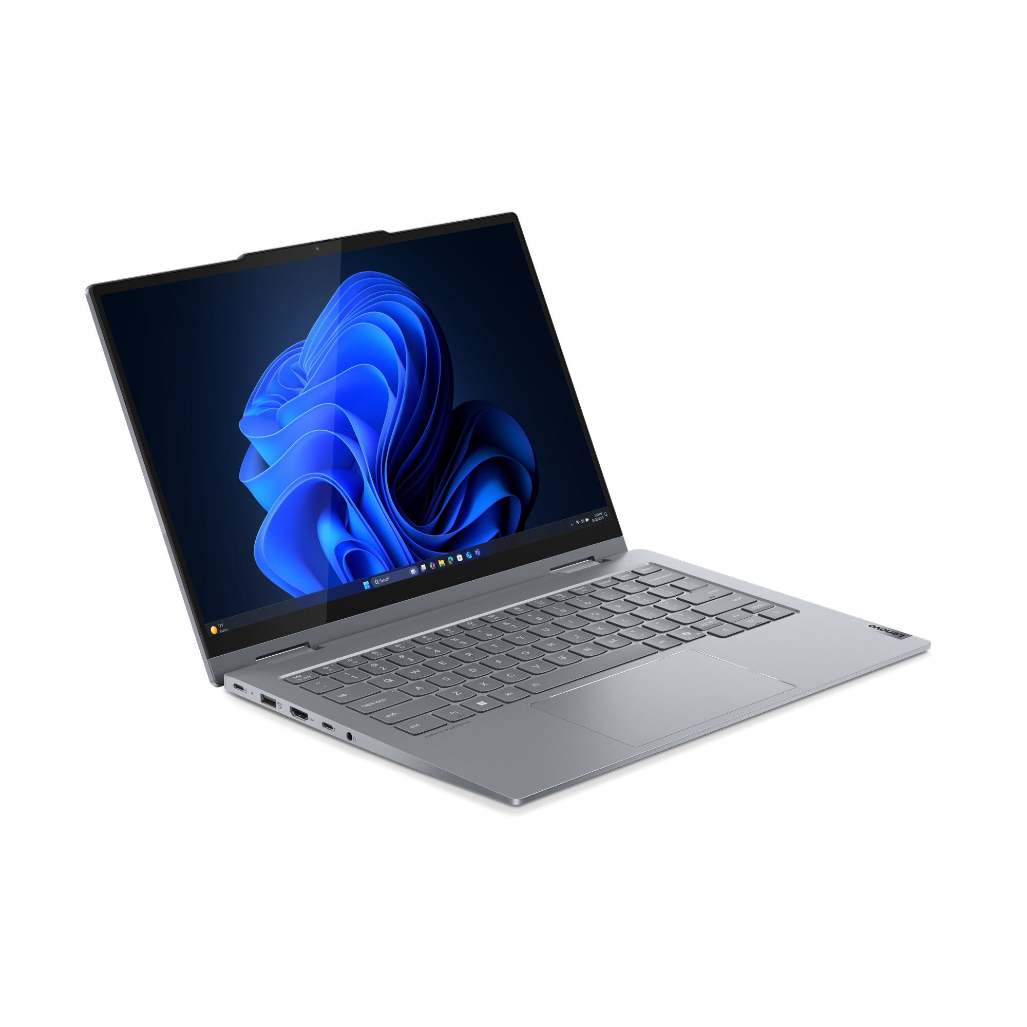Lenovo ThinkBook 14 2-in-1 G5 IAU Intel Core Ultra 5 225U H�brido (2-en-1) 35,6 cm (14) Pantalla t�ctil WUXGA 32 GB DDR5-SDRAM 512 GB SSD Wi-Fi 6E (802.11ax) Windows 11 Pro Alem�n Gris