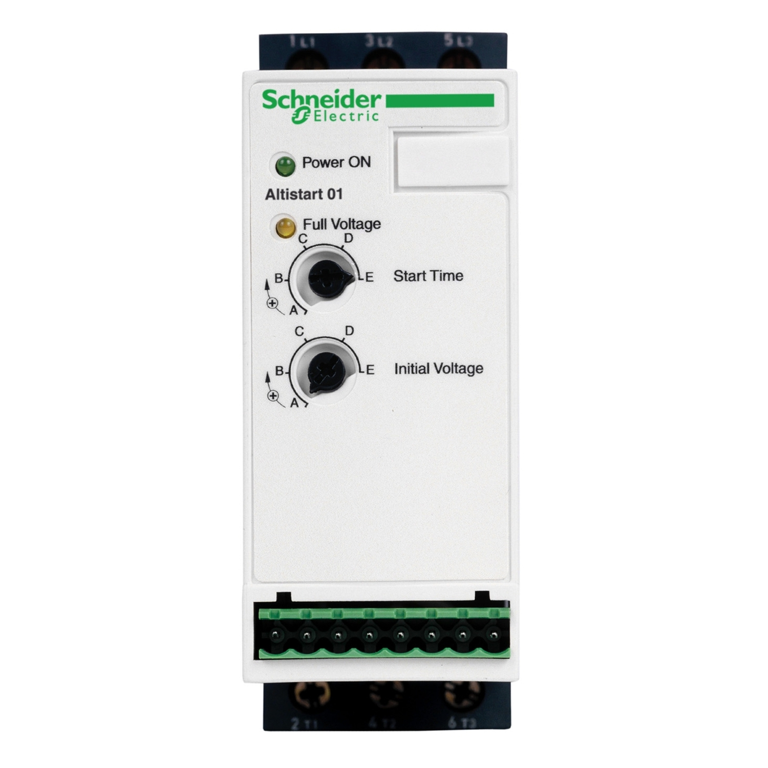Schneider Electric ATS01N112FT - Wei� - -10 - 10% - 1 s - IP20 - B44.1-96/ASME A17.5 for starter connected to engine delta connection C-Tick CCC UL CSA GOST - 50/60 Hz