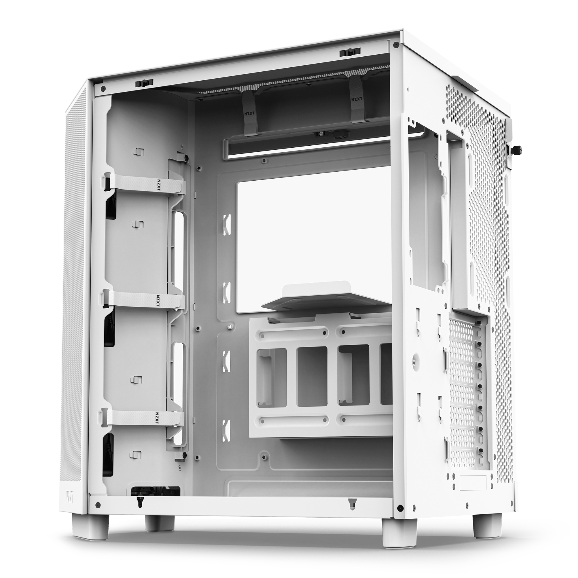 NZXT H series H6 Flow - Mid tower - ATX - Seitenteil mit Fenster (geh�rtetes Glas)