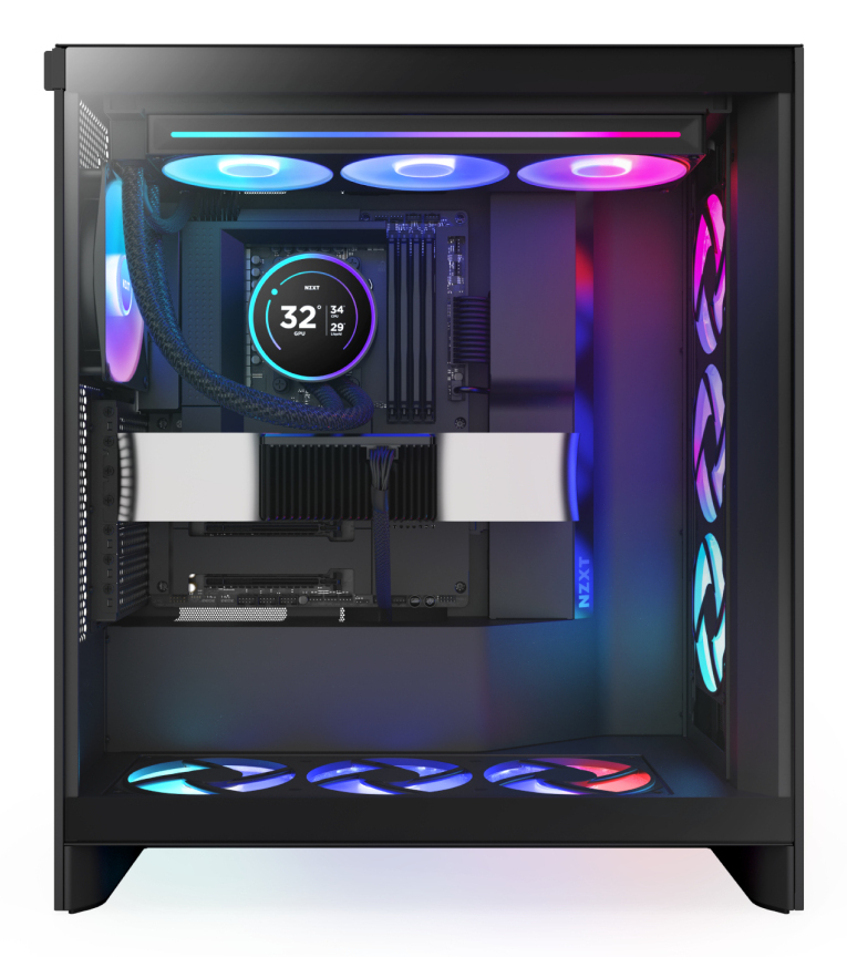 NZXT Kraken Elite 360 RGB Processeur Refroidisseur de liquide tout-en-un 12 cm Noir 1 pi�ce(s)