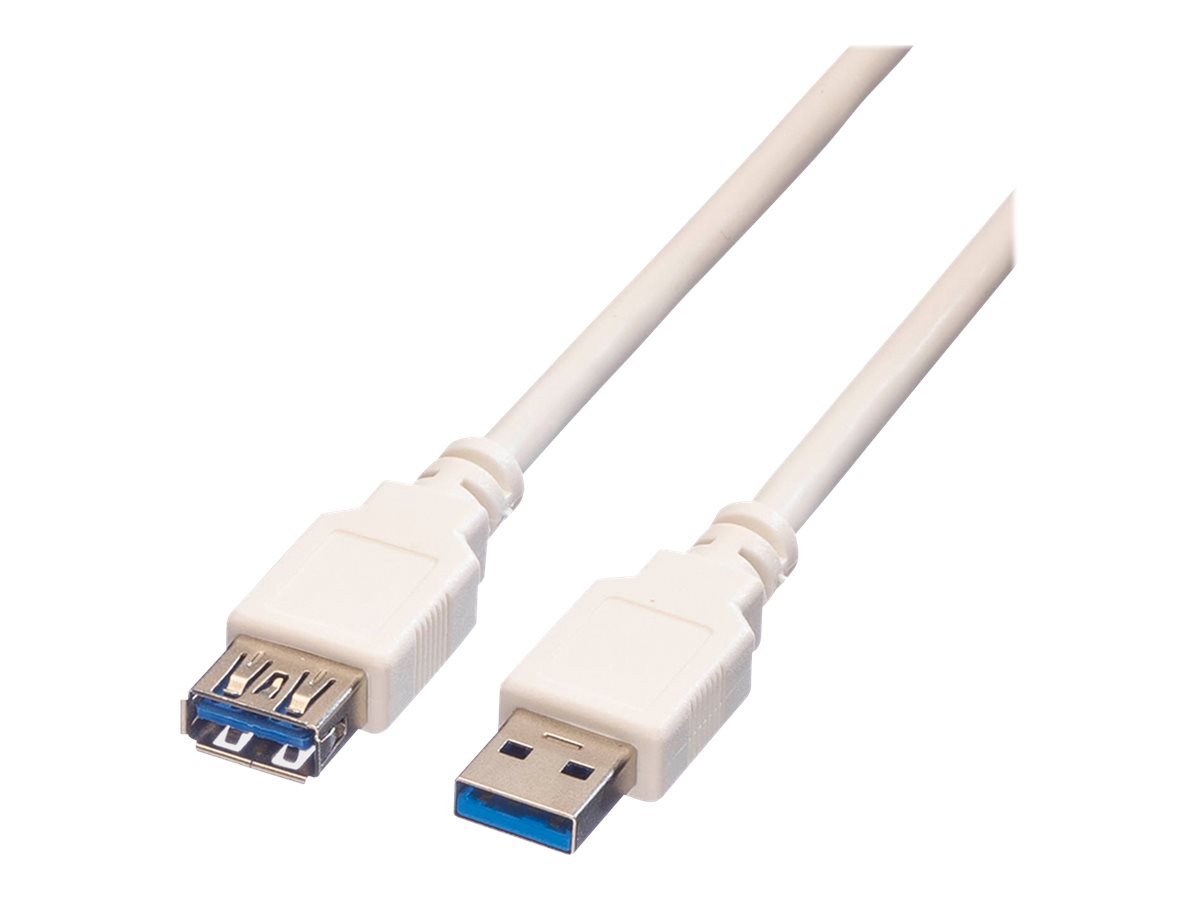 Value 11.99.8978 cable USB 1,8 m USB 3.2 Gen 1 (3.1 Gen 1) USB A Gris