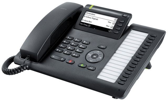 Unify OpenScape CP400 tlphone fixe Noir