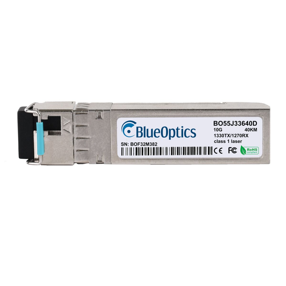 BlueOptics SFP-10GE-BX20-D modulo del ricetrasmettitore di rete Fibra ottica 10000 Mbit/s SFP+