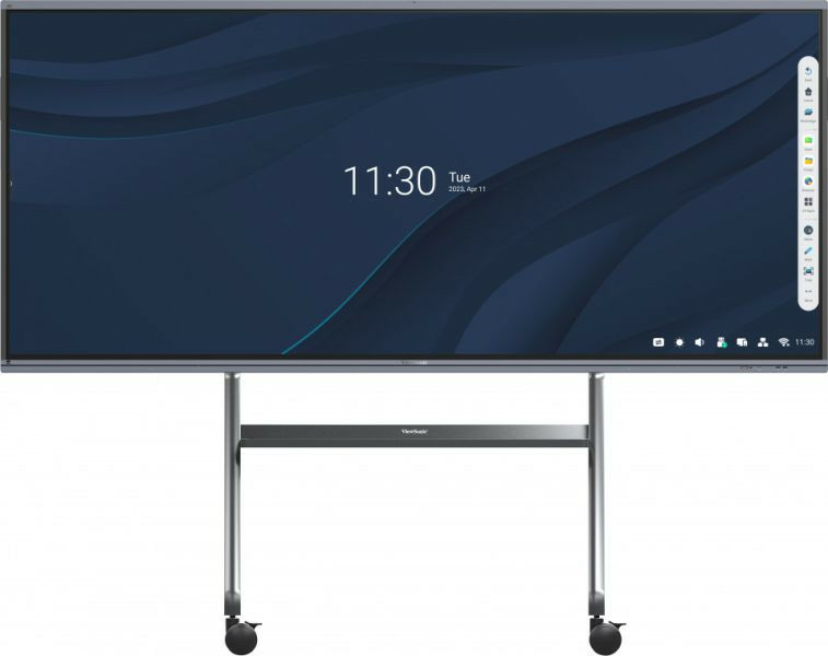 ViewSonic VB-STND-009 Trolley Stand Height Adjustable Trolley Cart for 165,1cm 65Zoll - 266,7cm 105Zoll Display up to 120Kg VESA
