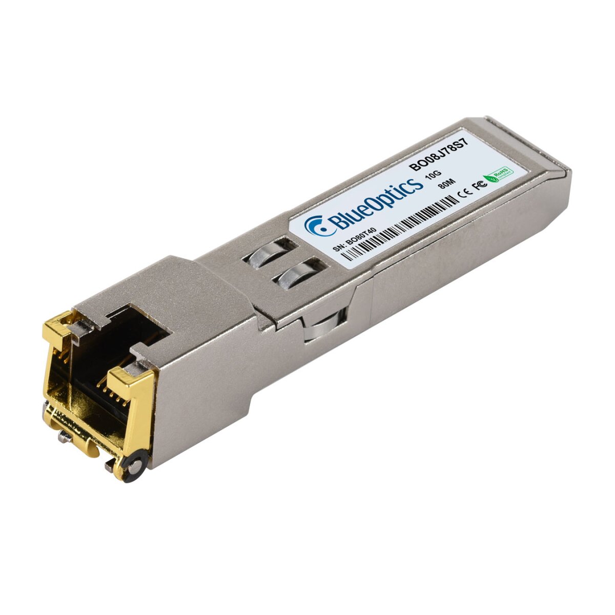 BlueOptics SFP-10G-RJ45-80M-VA-BO red modulo transceptor Cobre 10000 Mbit/s SFP+