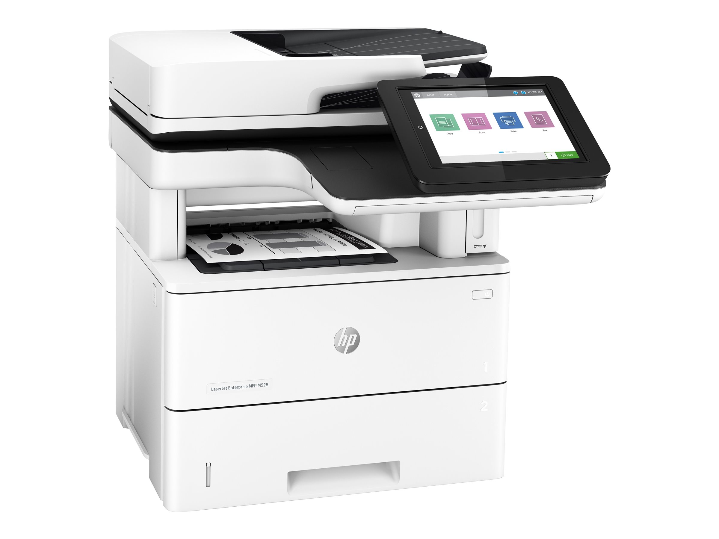 HP LaserJet Enterprise MFP M528f - Multifunktionsdrucker - s/w - Laser - Legal (216 x 356 mm)