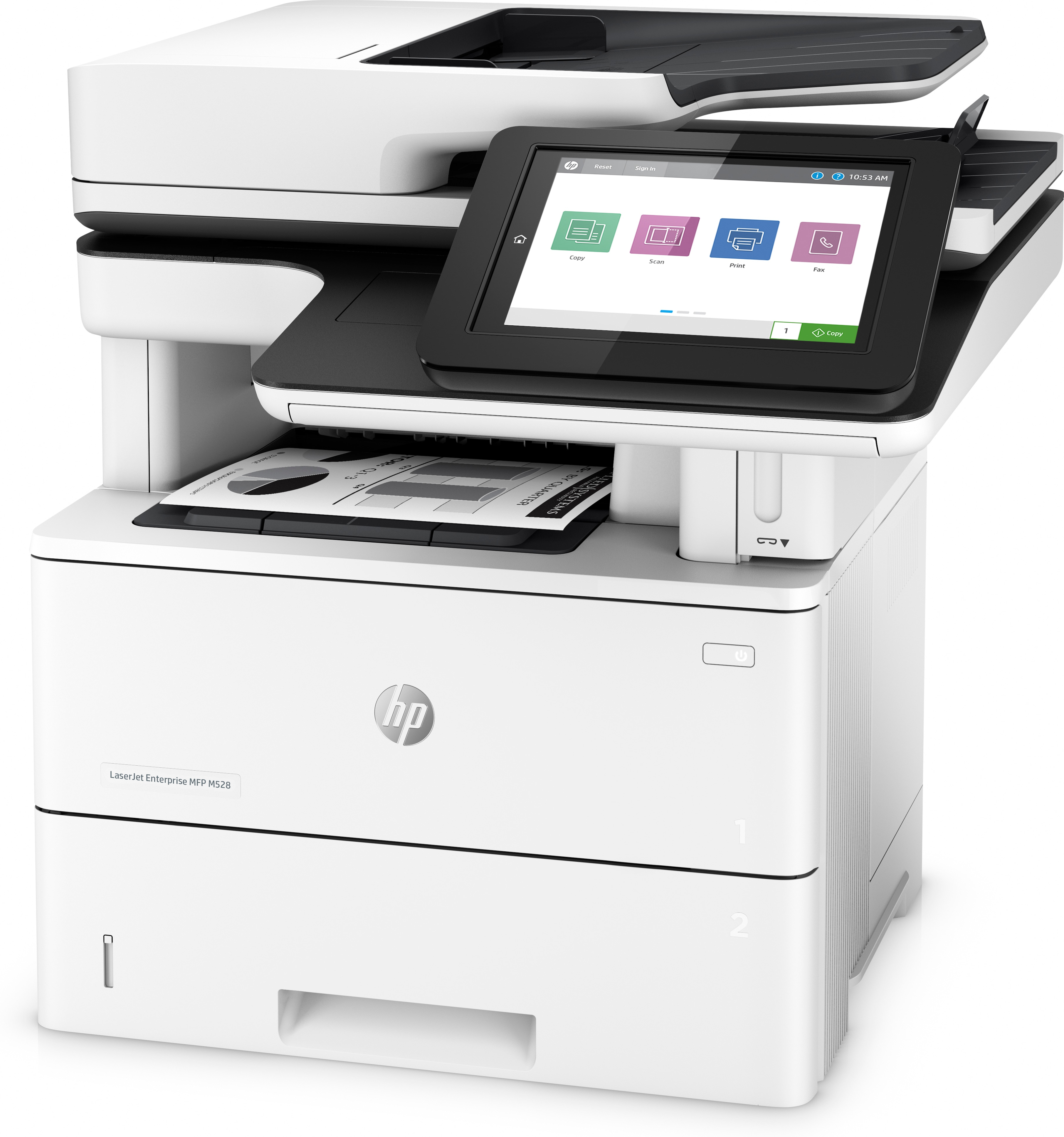 HP LaserJet Enterprise MFP M528f - Multifunktionsdrucker - s/w - Laser - Legal (216 x 356 mm)