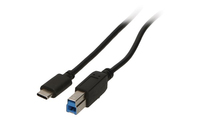 2-Power CAB5014A c�ble USB 1 m USB C USB B Noir