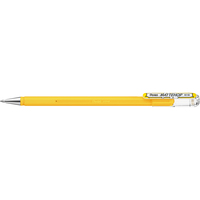 Pentel Mattehop Bol�grafo de gel con tapa Fino Amarillo 1 pieza(s)