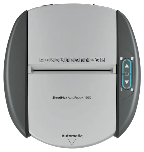 Rexel ShredMax AutoFeed+ 150M automatic paper shredder P5 15-litre waste