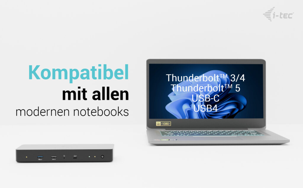i-tec Thunderbolt 4 Intelligent Dual Display Docking Station + Power Delivery 90W