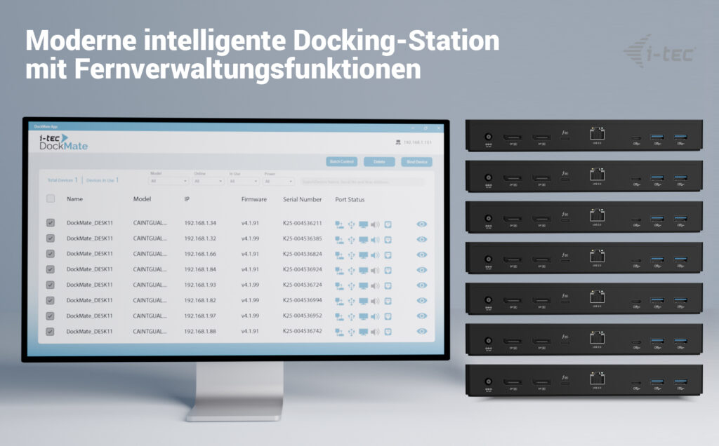 i-tec Thunderbolt 4 Intelligent Dual Display Docking Station + Power Delivery 90W