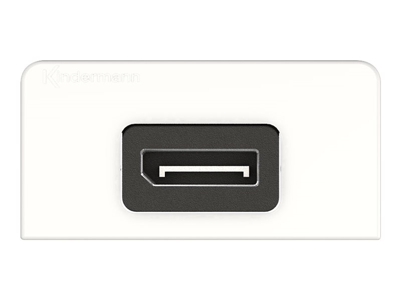Kindermann 7456000583 prise de courant DisplayPort Blanc