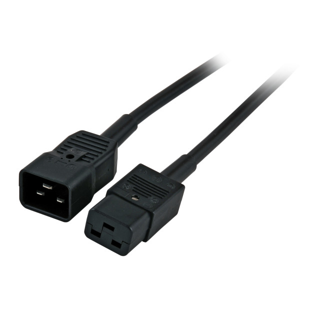 EFB Elektronik EK519.1 cavo di alimentazione Nero 1 m Accoppiatore C20 Accoppiatore C19