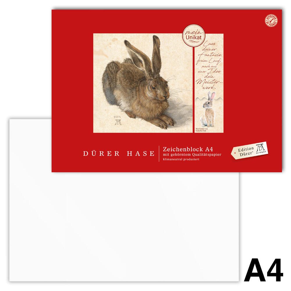 Edition Drer Zeichenblock Drer Hase DIN A4