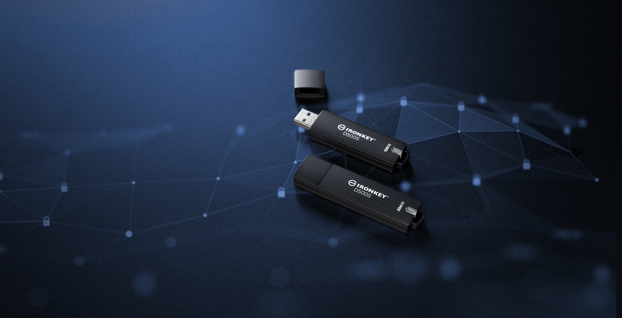 Kingston Technology IronKey 256GB D500S FIPS 140-3 Lvl 3 (Pending) AES-256