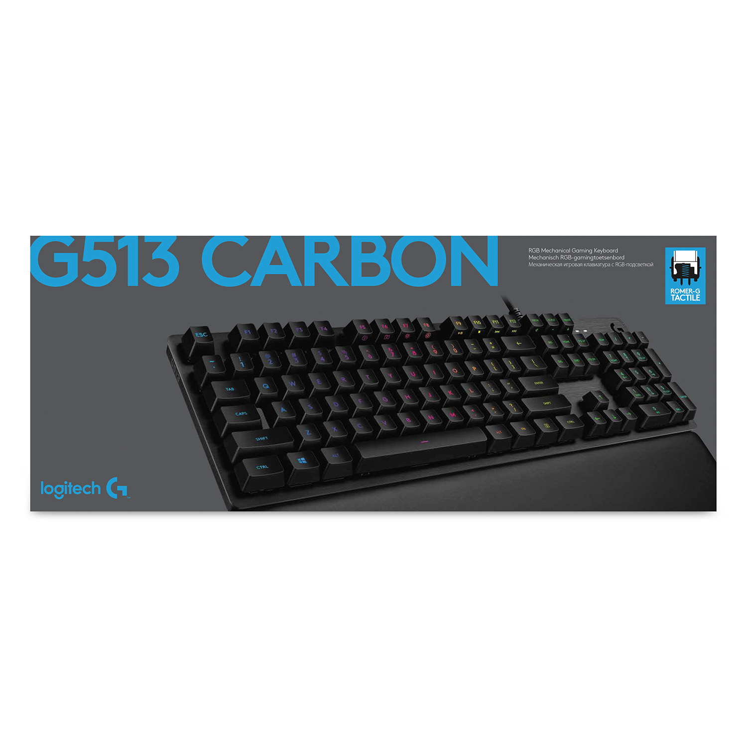 G512 Carbon Clavier gaming mécanique RVB