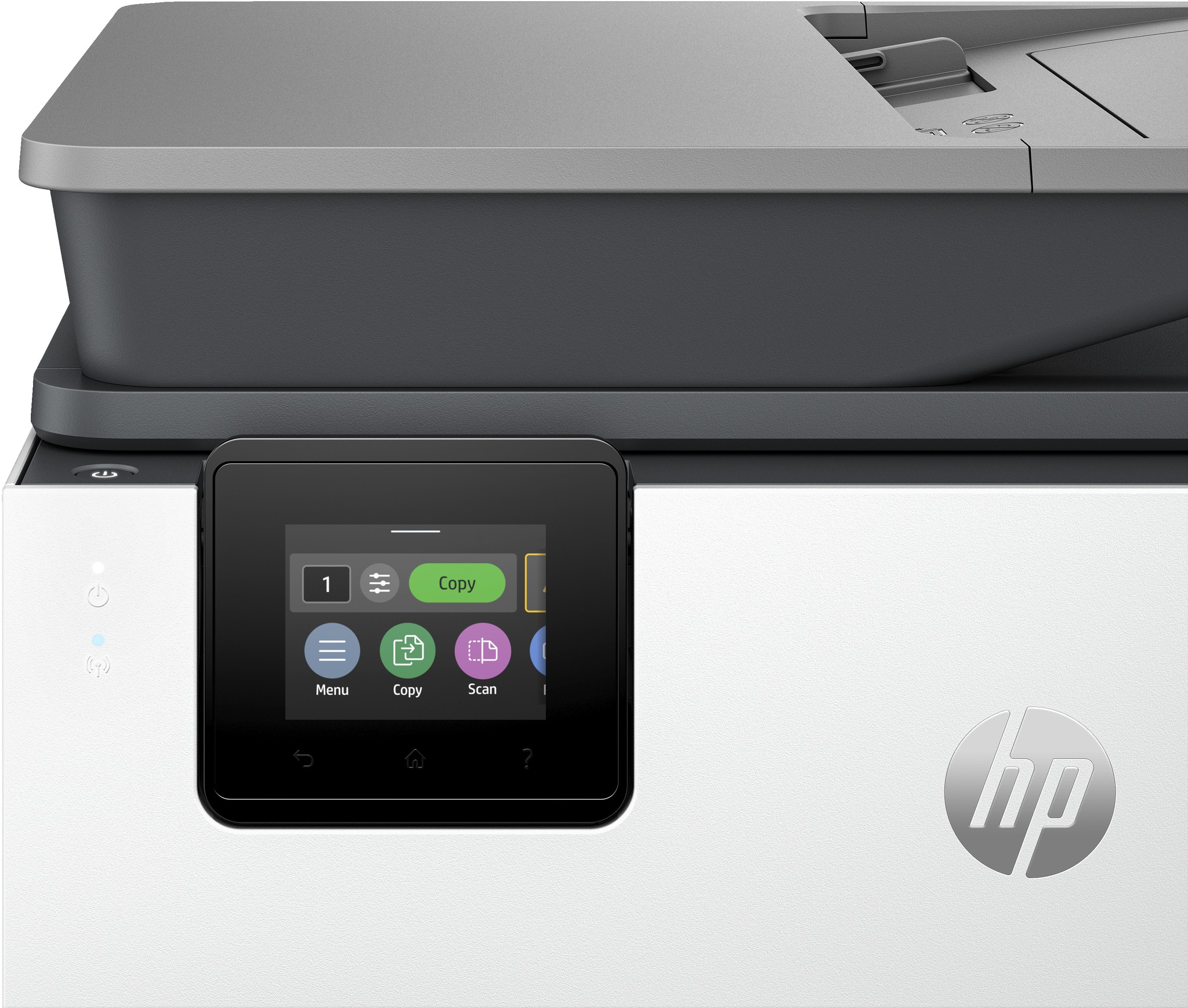 HP OfficeJet Pro Imprimante Tout-en-un HP 9120e, Couleur, Imprimante pour Petites/moyennes entreprises, Impression, copie, scan, fax, HP+; ligibilit HP Instant Ink; Imprimer depuis un tlphone ou une tablette; cran tactile; Numrisation HP Smart Advan
