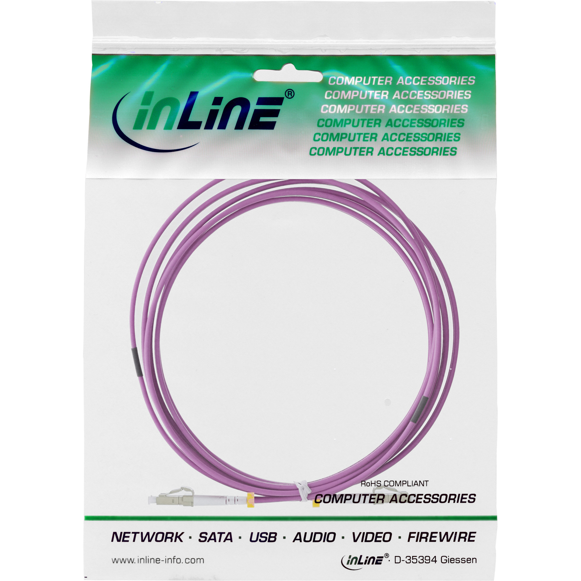 InLine Patch-Kabel - LC Multi-Mode (M) zu LC Multi-Mode (M)