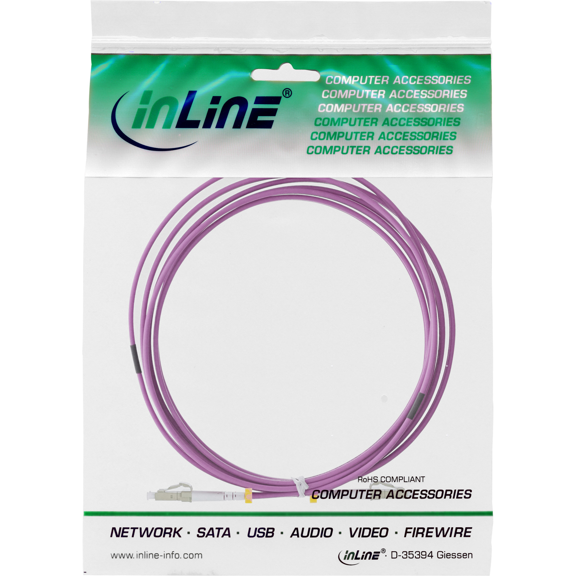 InLine Patch-Kabel - LC Multi-Mode (M) zu LC Multi-Mode (M)