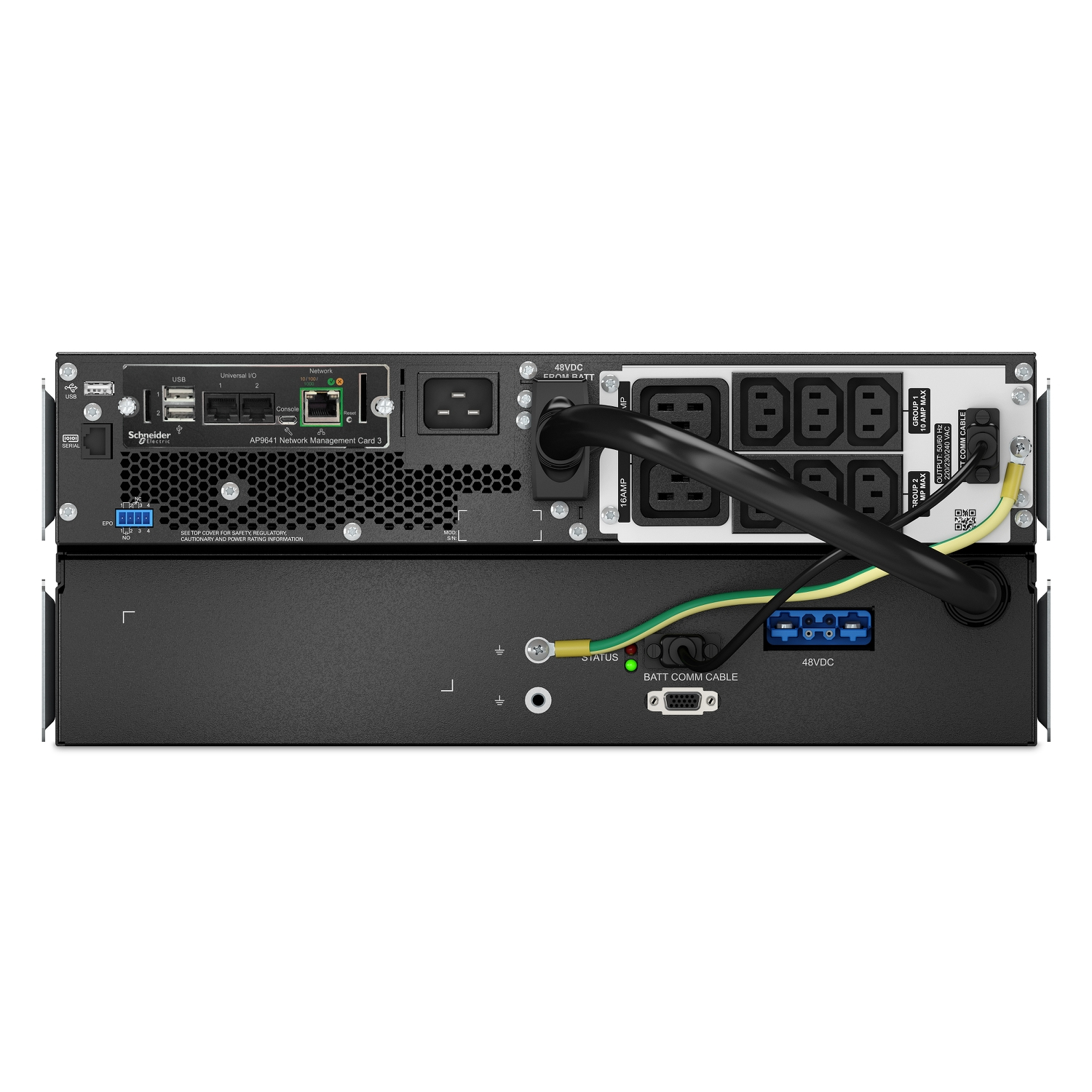 APC SRTL2200RM4UXLI-NC gruppo di continuit� (UPS) Doppia conversione (online) 3 kVA 1980 W 8 presa(e) AC
