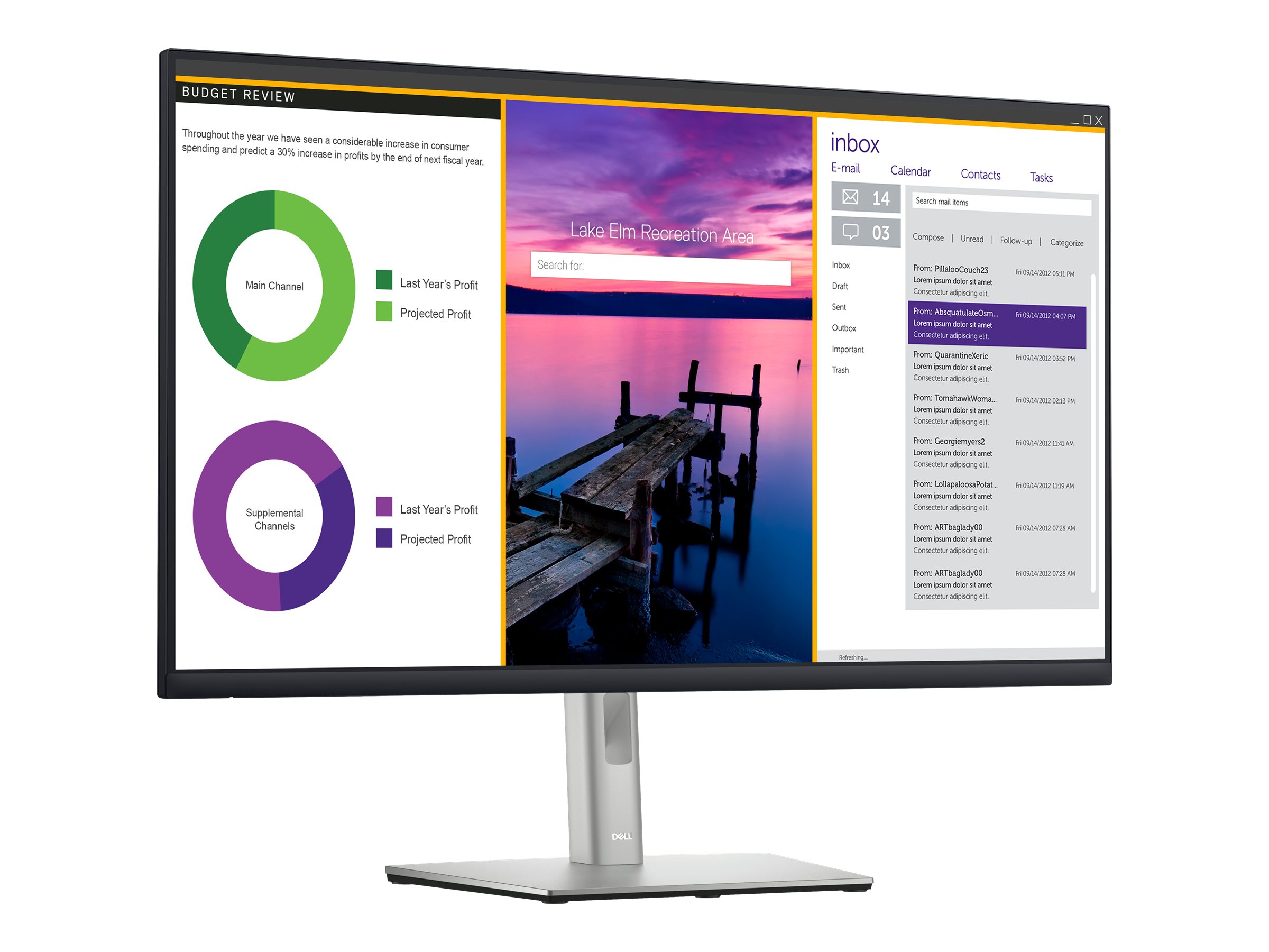 DELL P Series P3223QE Monitor PC 80 cm (31.5) 3840 x 2160 Pixel 4K Ultra HD LCD Nero