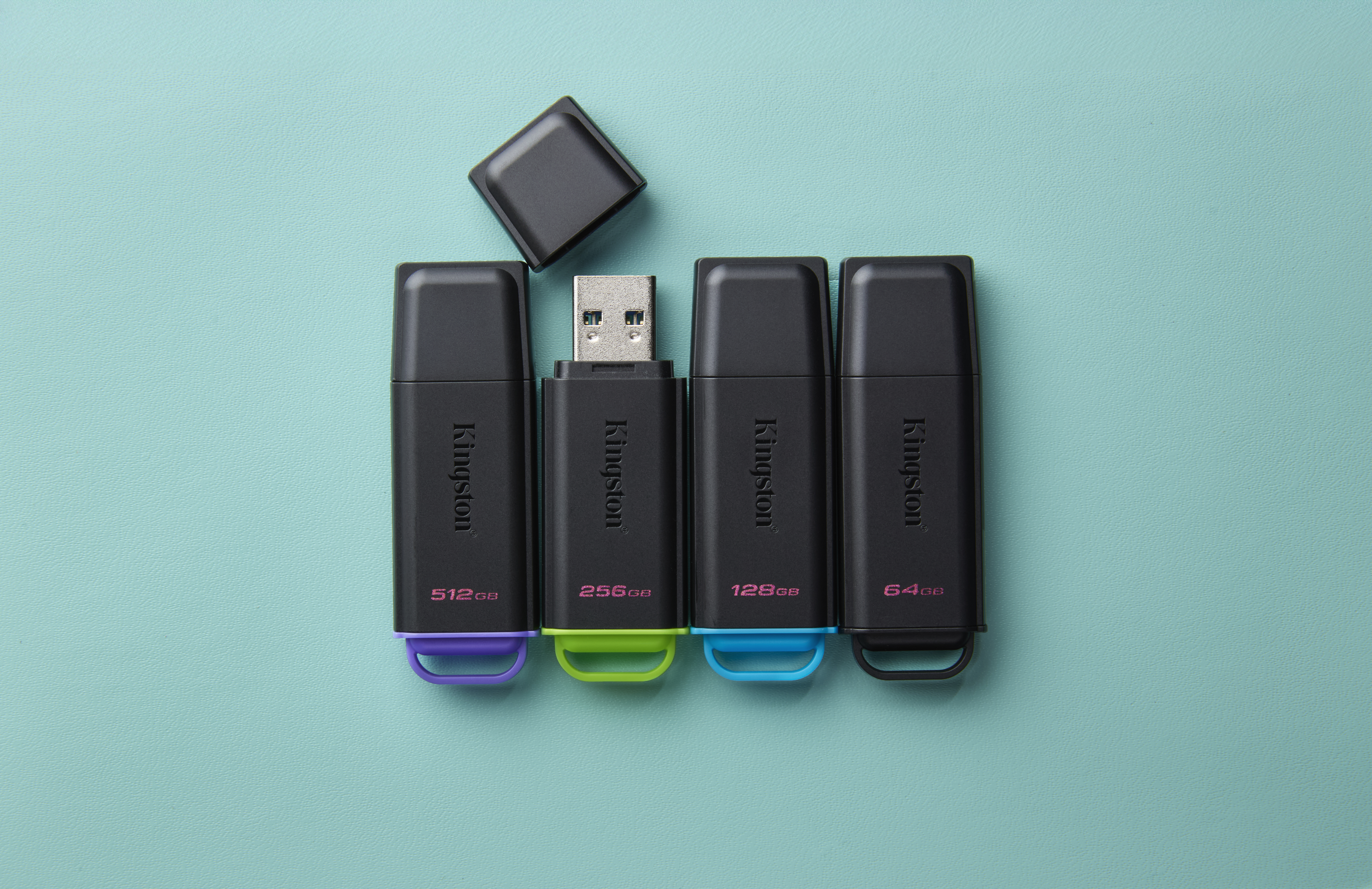 Kingston Technology DataTraveler 512GB USB portatile 3.2 Gen 1 Exodia Nero + Viola