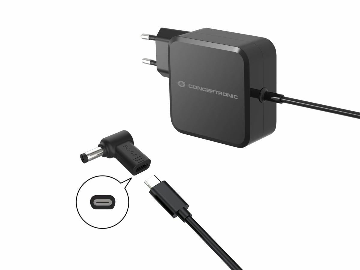 Conceptronic ABBY15PC04 accesorio para portatil Clavija de adaptador de corriente para ordenador porttil