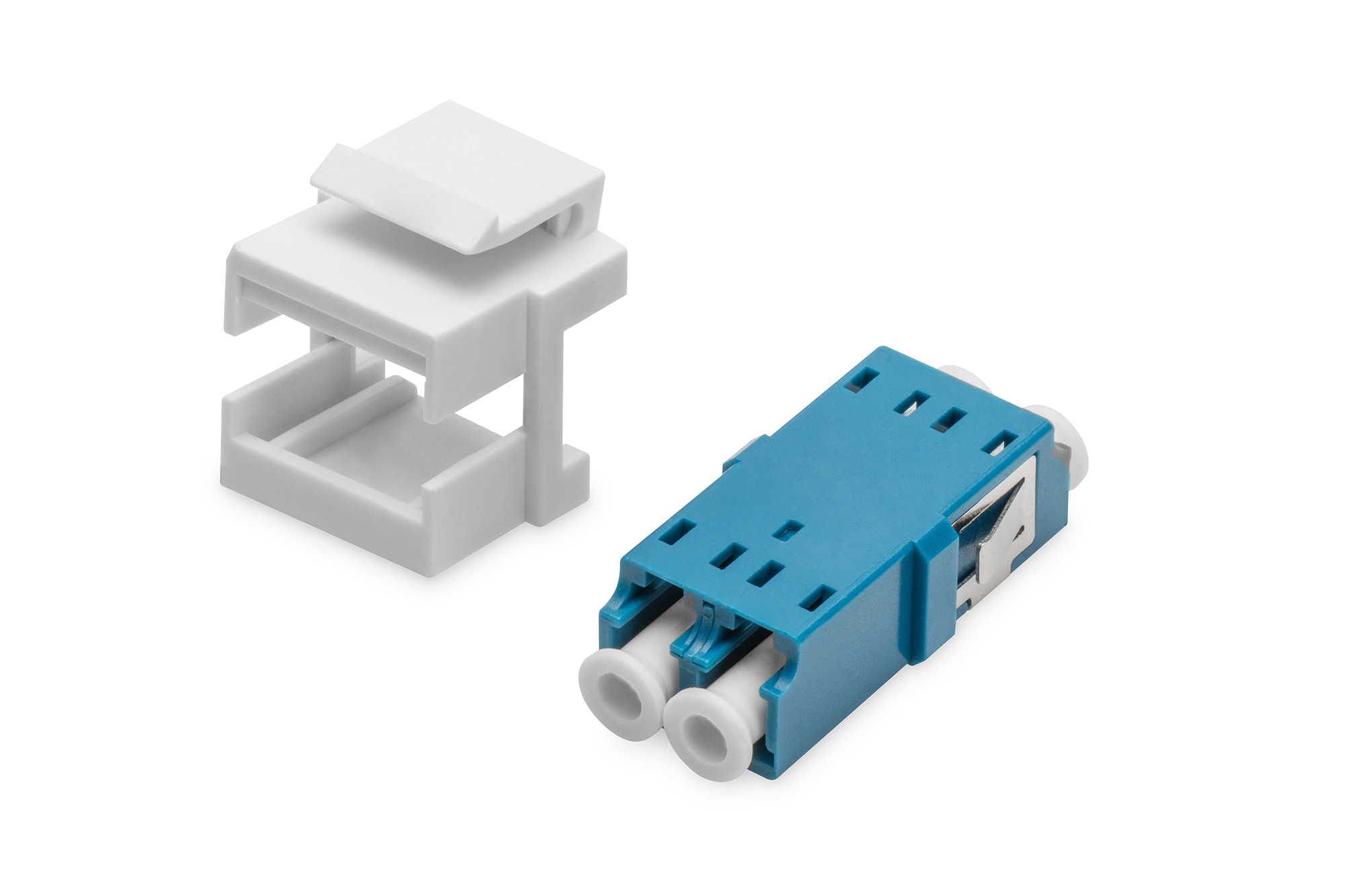 Digitus DN-96007-1-K adattatore di fibra ottica LC/LC 1 pz Blu