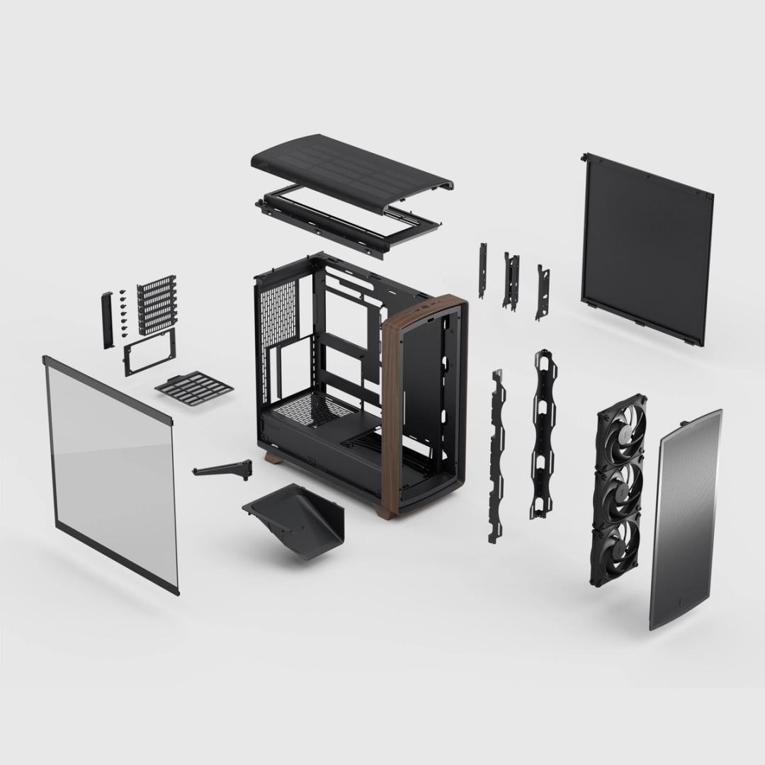 Fractal Design Summit TG Light Tint - ATX-Geh�use - E-ATX - Seitenteil mit Fenster (geh�rtetes Glas)