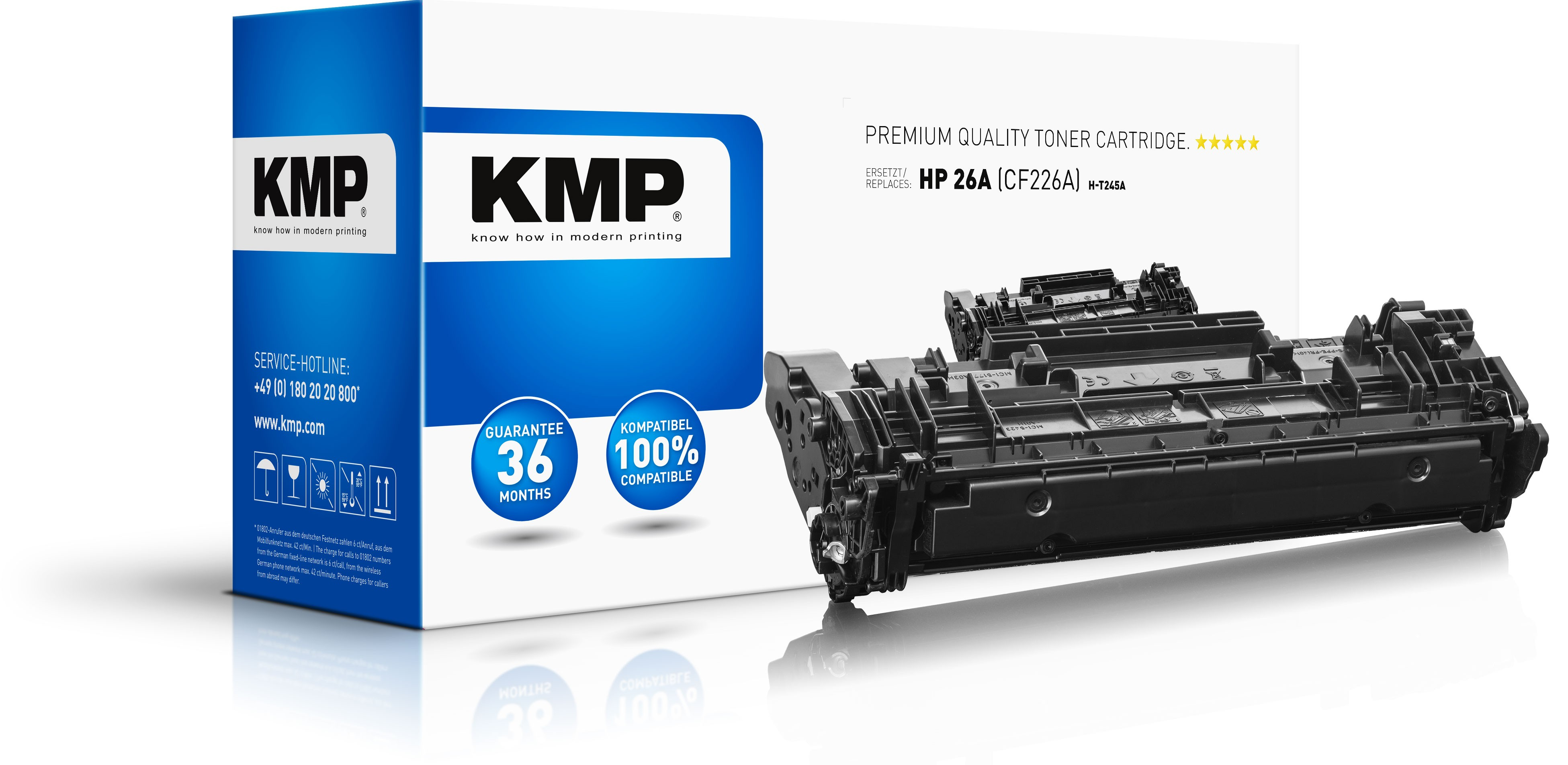 KMP H-T245A cartucho de t�ner 1 pieza(s) Compatible Negro