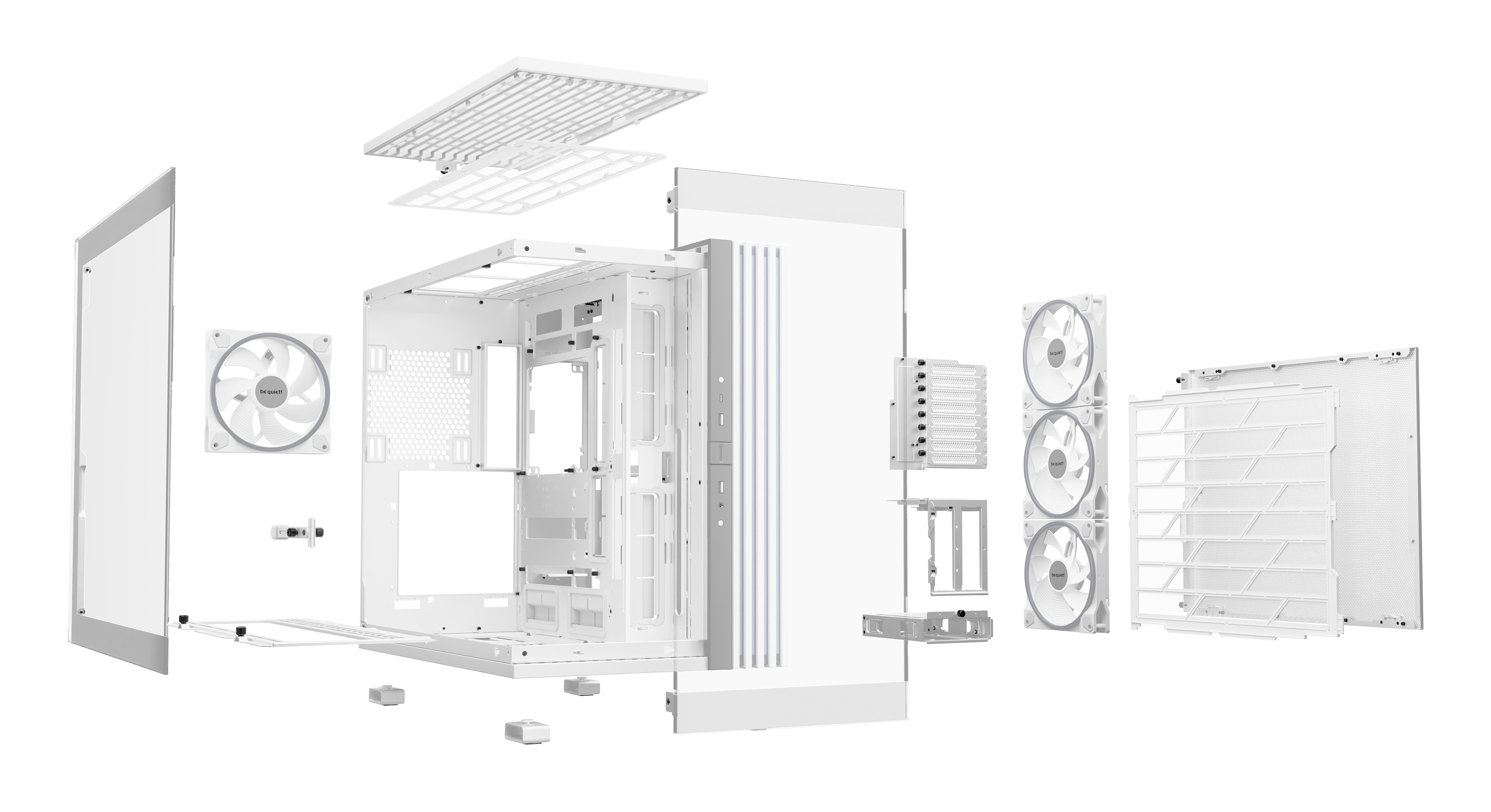 Be Quiet! Light Base 900 FX - FT - E-ATX - Seitenteil mit Fenster (Glas)