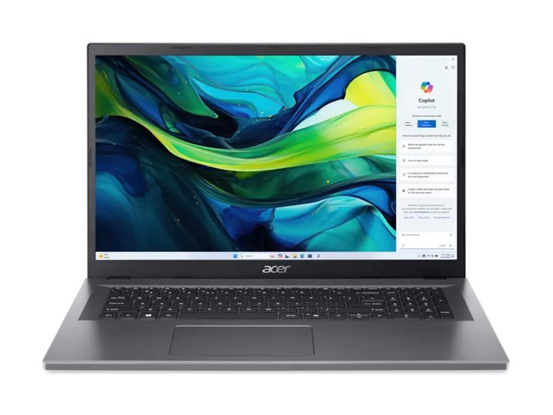 Acer Aspire Go 17 AG17-31P - Intel N-series N355 / 1.9 GHz - Win 11 Home - Intel Graphics - 16 GB RAM - 512 GB SSD NVMe - 43.9 cm (17.3)