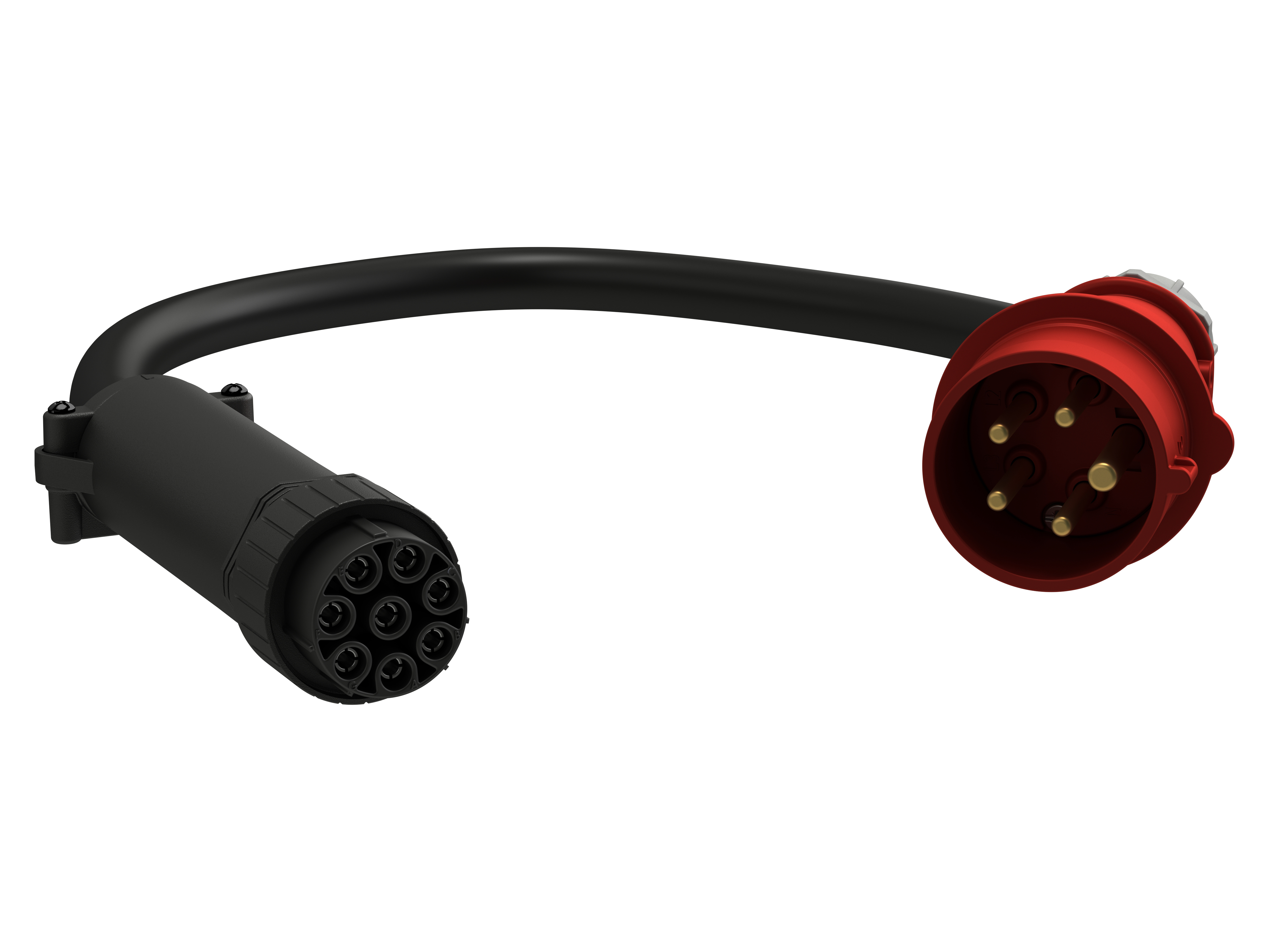 Vertiv Geist CSU-S02A3-43000-2PS56B-S - Stromkabel - IEC 60309 3P+N+E