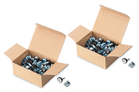 DIGITUS Befestigungssatz f�r 19 und 10 Komponenten, M6 (100 S�tze)