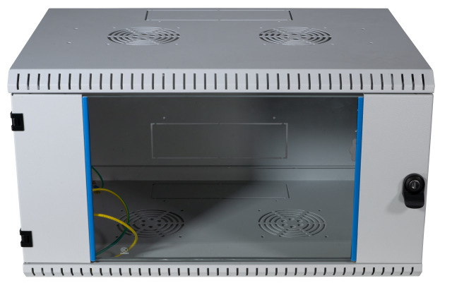 EFB Elektronik EFB-Elektronik 1-Part - Schrank Netzwerkschrank - geeignet fr Wandmontage - Hellgrau, RAL 7035 - 6U - 48.3 cm (19)