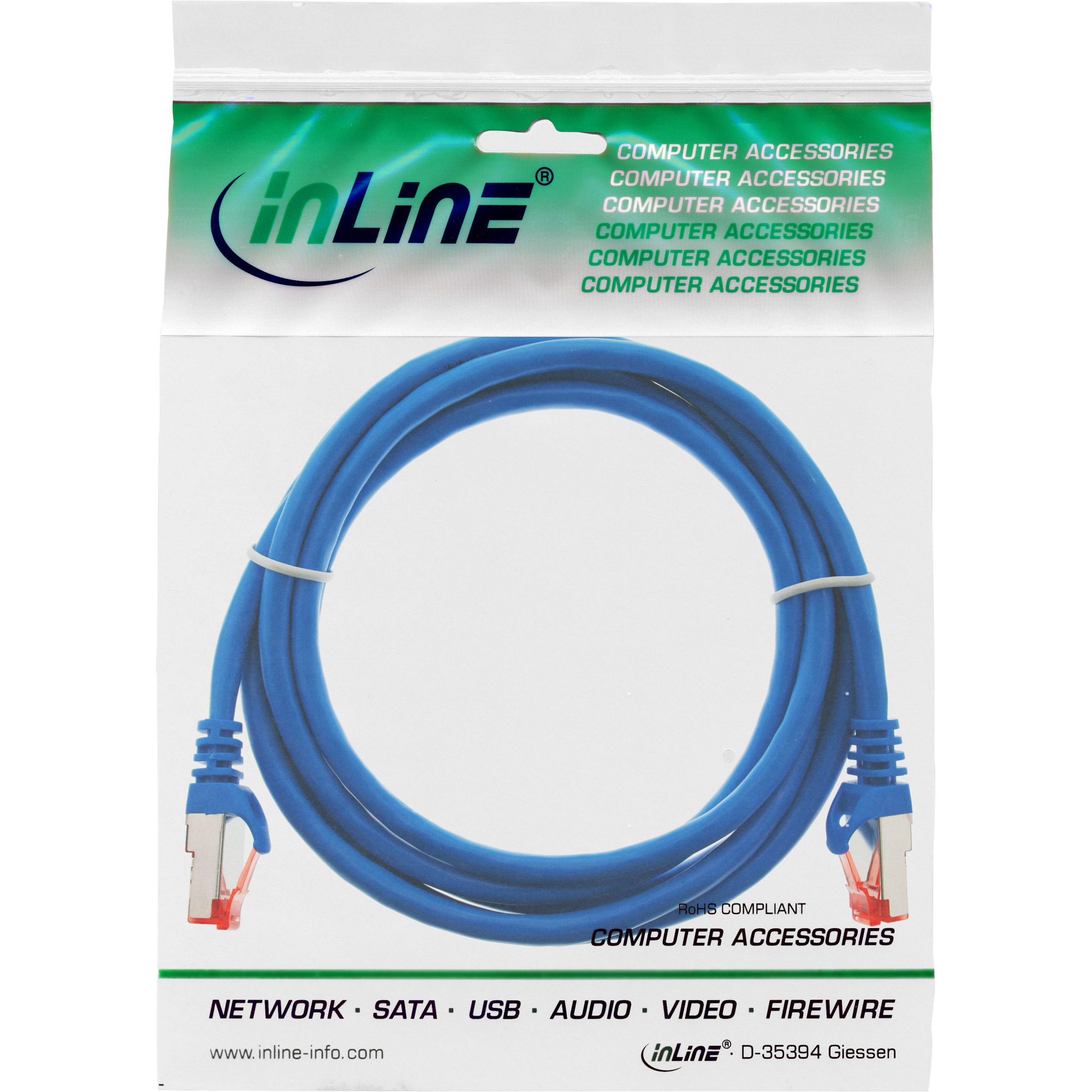 InLine Patch-Kabel - RJ-45 (M) zu RJ-45 (M)